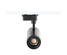 Aione Foco LED Interior Lámpara empotrada de Techo Ajustable 360 ° Superficie montada en COB Iluminación Lámpara de Pared de Aluminio o luz puntual,Black,12w