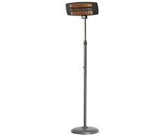 Cuarzo Calentador 2000 W calefacción de exterior balcón jardín – Calefactor eléctrico (Foco