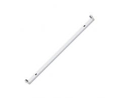 Regleta para Tubo LED T8 de 900mm AluminioAluminio