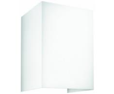 Philips myLiving Hopsack - Aplique LED, iluminación de interior, luz blanca cálida, 3 W, IP20, 10 x 9 x 14 cm, color blanco