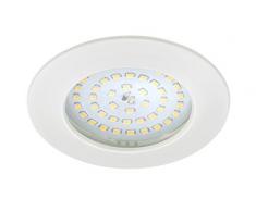 Briloner Leuchten luz LED empotrada, foco 5 W, apto para baño IP44, bombillas de bajo consumo, clase de eficiencia energética A +, blanco 7206-016