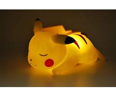 TEKNOFUN Pokemon Lámpara LED, diseño Pikachu Dormido (25 cm)