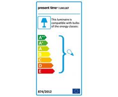 Leitmotiv Z - Lámpara de mesa, de metal, color rosa marsala