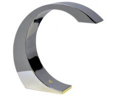 Naeve Leuchten 3027042 - Lámpara de mesa táctil con bombillas LED, 32 x 7 x 33 cm, color cromo