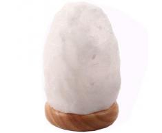Lampara de sal blanca rara de himalaya - 2.4 kg