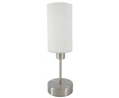 Wofi 830701640330 - Lámpara de mesa con 1 luz, 33 cm, diámetro: 9 cm, color nÃquel mate