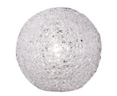 Wofi 826401060200 - Lámpara de mesa (1 bombilla, 20 cm de diámetro), color blanco