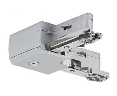 Paulmann 97648 corriente Sistema de raíles, metal, plata