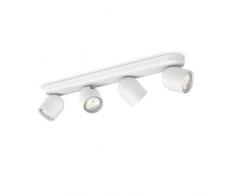 Philips Zesta - Foco LED, 4 x 7.5 W, 220 V, color blanco