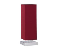 Trio 5914011-10 Serie 5914 - Sobremesa, bombilla excluida, E14, 60 W, 230 V, A++, E, IP20, 35,5 x 12 x 12 cm, diámetro 12 cm, metal, níquel mate