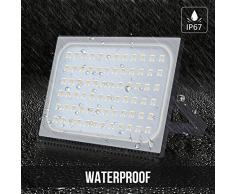 500W LED Blanco cálido IP67 impermeable Foco Proyector Reflector de la Lámpara LED Seguridad Luz Brillante luz de Inundación al aire Libre 220V Para el Jardín, Cartelera, Almacén (500W)