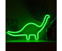 belupai - Luces LED de neón para decoración de habitación, luces de noche de neón LED alimentadas por batería y con iluminación de interior y lámparas de mesa para recámara