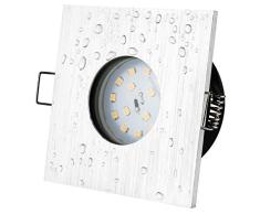 Baño Foco empotrable IP65 (resistente al agua) con 5 W LED Bombilla Blanco Cálido Bombilla de bajo consumo húmedo habitación ducha cuarto de baño