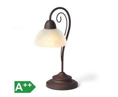 Trio R5031 - 24 country lámpara de mesa, estilo envejecido, 40 cm