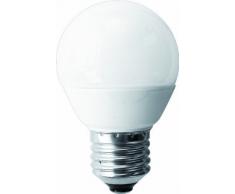 Electraline 63175 - Bombilla globo de bajo consumo (tipo espiral, E27, 8 W, 230 V), color blanco