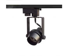 OSALADI Foco LED para el interior Foco de techo Foco LED para el dormitorio GU10 Riel Foco empotrable Foco para la tienda Iluminación Focos sin fuente de luz