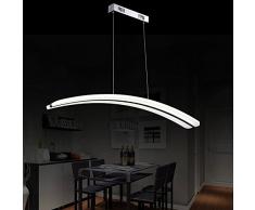 kasy-led ® Nueva moderno 38 W LED Techo acrílico Lámpara colgante de techo Droplight luces accesorios para comedor vestíbulo Lampadario 220 V-240 V blanco frío