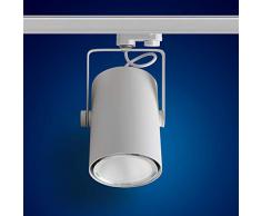 mext Electronic de 3 fases de alimentación carril Foco 40 W Foco LED 3 fases, F10, luz blanca neutra para sistema de raíles
