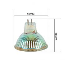 6X MR16 Bombilla Lámpara LED 4W 12V 60 SMD 2835 Blanco Cálido 3000K 450 LM, lámpara ahorro de energía con la nueva tecnología de la viruta