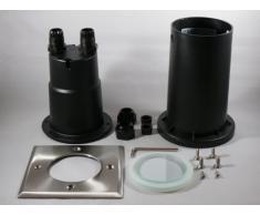 Calypso - Foco led empotrable para suelo (cuadrado, 6 W, 230 V, casquillo GU10, 540 lúmenes, luz blanca fría)