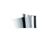 Trio 282210106 Serie 2822 - Aplique, bombilla incluida, SMD, LED, 2,3 W, 230 lm, 3000 K, 230 V, A+, IP44, 12 x 20 cm, metal, cromo