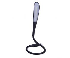 USB Lámpara Luz de LED con Interruptor Táctil para Teclado de Ordenador PC Notebook Laptop Lámpara para Leer Libros, Negro