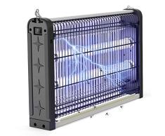 JBHOO Lámpara Antimosquitos 20W Lámpara Mata Insectos con UV luz Ultravioleta Atrayente, Insecticida Trampa para Insectos para Moscas, Mosquitos para Jardines de Dormitorios Interiores