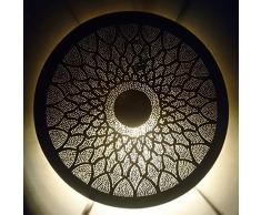 Rabat Antikpatina - Lámpara de Paraboll, 57 cm de diámetro, diseño oriental de Marruecos