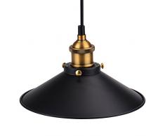 Edison Style Vintage Plafón Bronce Lamp Holder lámpara colgante Shade