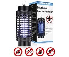 SEGMINISMART Lámpara Antimosquitos Electrico,Lampara Antimosquitos Interior,Lámpara Anti Mosquitos Destructora de Insectos eléctrica para la Cocina la Sala de Estar el Cuarto de los Niños