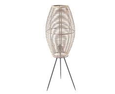 Hogar Deco - Lámpara de pie (ratán y Metal, 101 cm)