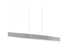 EGLO FORNES iluminación de techo Gris LED 6 W A - Lámpara (Gris, Dormitorio, Cocina, Salón, Rectángulo, Cepillado, II, Conjunto de puntos)