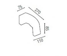 Faro Barcelona 74401 - ANCORA Aplique, 20W, aluminio inyectado y difusor policarbonato opal, color gris