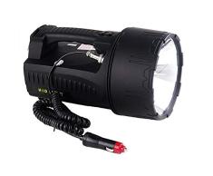 GaLon Foco reflector de luces de trabajo para el automóvil reflector de mano de Xenón, para automóvil de campo a través de conducción de vehículos Pesca de caza al aire libre Caza de la patrulla que a