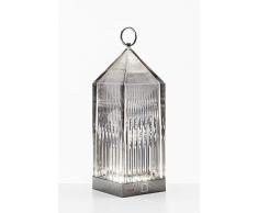 Kartell Lámpara LED universal, acrílico, 1.2 W, fumé, 9.5 x 9.5 x 31 cm