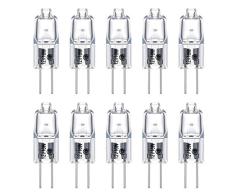 Vicloon G4 Bombilla Halógena, 12V 10W Luz Lámpara Halógena G4 Base(2 Pines) - 10 Pack