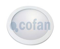 Plafón downlight blanco de leds para empotrar