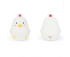dklich Noche Lámpara de mesa Multicolor atmósfera lámpara de mesa ánimo luces recargables Cambio de color Lamp LED niños noche lámpara de luz Luz nocturna llevar lámpara bonita Dormir Chupete infantil de BPA libre pequeño