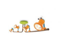 Philips myKidsRoom Birdey - Barra de focos, 4 luces, LED, IP20, 15000 h, luz blanca cálida, GU10, 35 W, multicolor