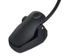 Showlite 32357 - Lámpara de atril con 9 LEDs, color negro