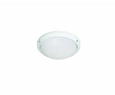 Philips Lighting Massive Casablanca - Aplique para Pared o Techo, iluminación Exterior, Corriente alterna, E27, luz Blanca cálida, Color Blanco