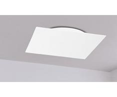 ANPERBAR - Lámpara De Techo Plafón Tela Elástica Line 80x80 Color Blanco