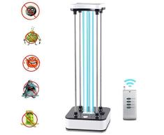 L&B-MR Lámpara De Desinfección UV - Esterilizador De Cuarzo Desinfección Ultravioleta Ultravioleta De Ozono - Esterilización De 36W con Control Remoto De Tiempo De Retardo Aire Limpiador
