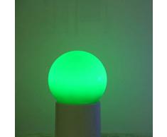 Cubierta en espiral E27, 2W, luz LED Edison, luz de golf verde, fiesta para patio al aire libre, paquete de 10