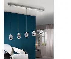 SCHULLER - Lámparas Modernas LED - Rocio Cromo 5L - iBERGADA
