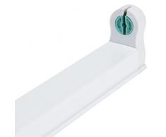 Regleta Aluminio ECO un Tubo Led T8 1500mm