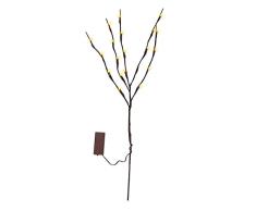 Donpow LED Luces de rama, ramas LED Luces decorativas alimentadas por batería con 5 ramas 20 luces LED para habitación Disposición del dormitorio Luz nocturna ramas secas decorativas arbol led