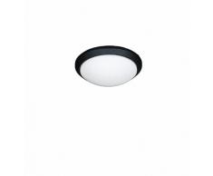 Massive Casablanca - Aplique para pared o techo, iluminación exterior, corriente alterna, E27, luz blanca cálida, color blanco y negro