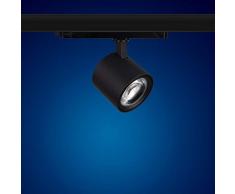 O20B-D36 - Foco LED para sistema de raíles (20 W, luz blanca cálida, 3 fases)