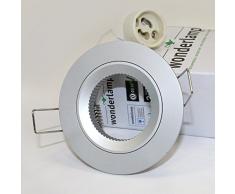 Wonderlamp Foco empotrable, aluminio